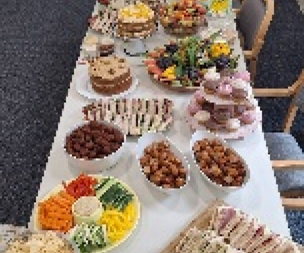 Afternoon tea in the garden with nursery