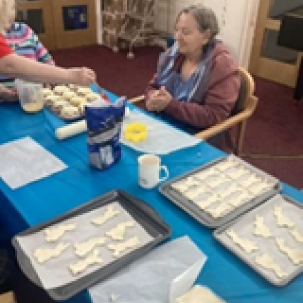 Baking Easter Bunnies