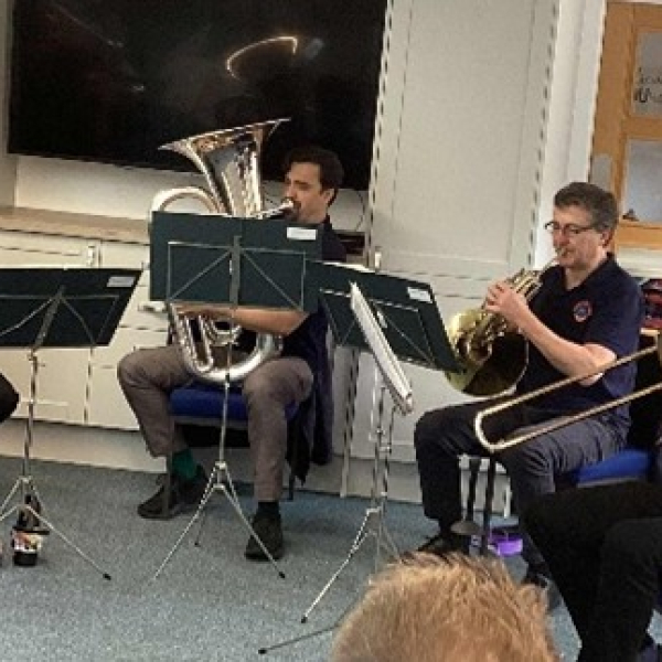 ‘Band in a Van’ entertaining our clients