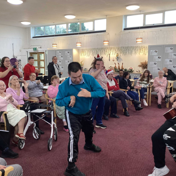 Dancing demonstration