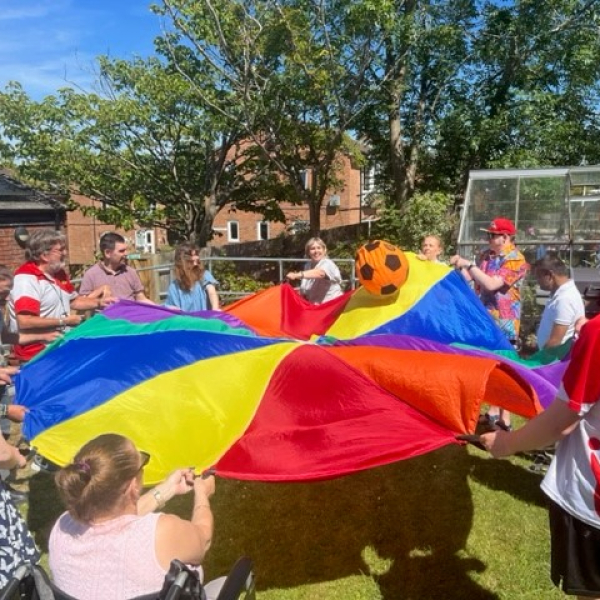 Parachute Outside Down Clients