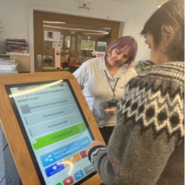 Quiz Game On Tiny Tablet