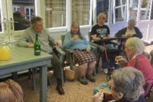 Relaxing With Sherry Drinks