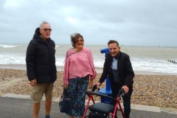 Walking On The Beach